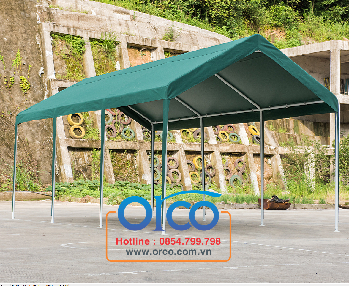 Lều bạt để ô tô phủ lưng - Bạt Phủ Ô Tô ORCO - Công Ty TNHH Mái Hiên Thông Minh